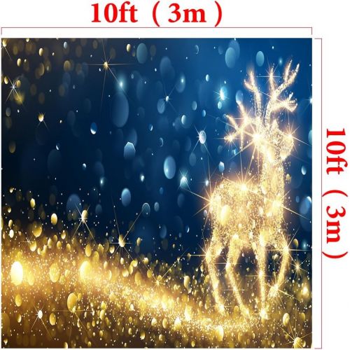  Kate 7ft(W) x5ft(H) Christmas Backdrop Microfiber Golden Spot Background Microfiber Christmas Party Decorations(Suit for Decor)