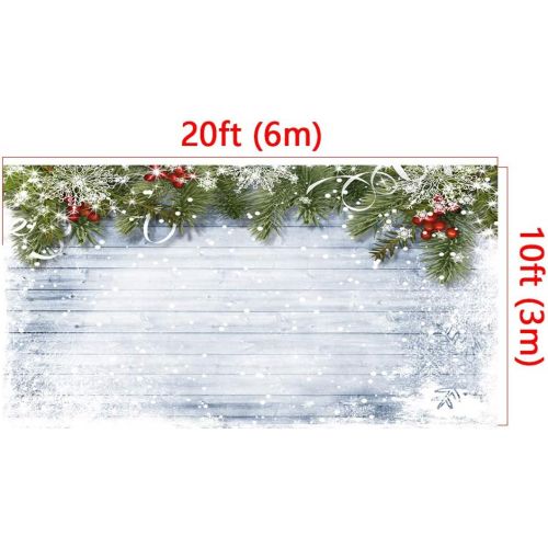  Kate 7x5ft Christmas Photography Backdrops for Photographers Wood Wall Backdrop White Snow Photo Background