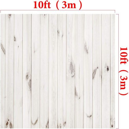  Kate 10x10ft Retro Wood Photography Backdrop Texture Strips Wooden Background for Photographer Photo Studio Prop Customized