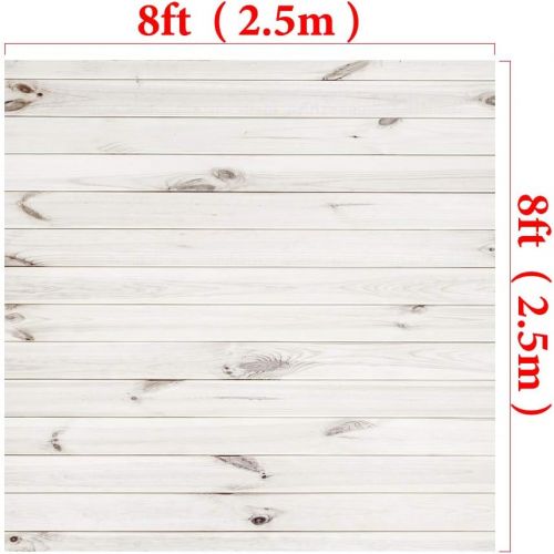  Kate 20x10ft White Wood Backdrop Prop Customized Photo Background for Photography Studio Backdrops