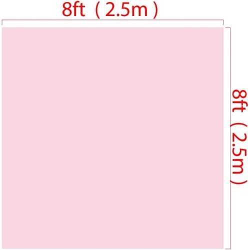  Kate 10x10ft Pure Pink Backdrop Light Pink Solid Color Background Cotton Collapsible Photo Studio Props