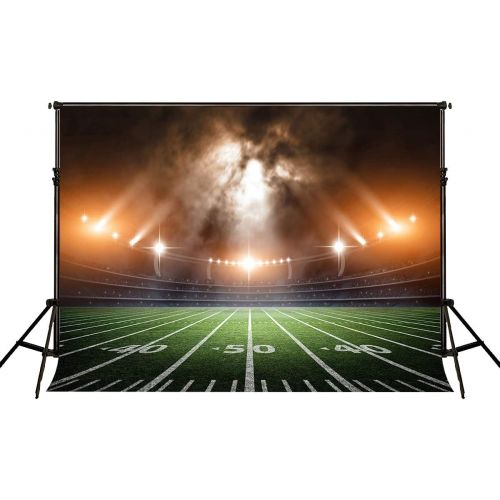  Kate 7x5ft Football Field Photography Backdrop Spotlights Customized Background for Photo Studio Props