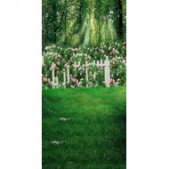Kate 10x20ft Spring Photography Backdrops Family Garden Pink Flowers Photo Background for Wedding Shooting