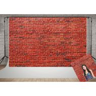 Kate Red Brick Wall Photography Backdrop Vintage Office Decoration Photo Background Photography Wrinkles Free (20x10ft)