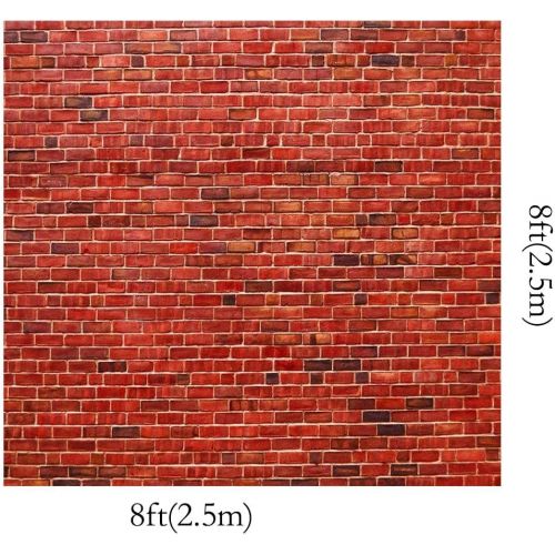  Kate Red Brick Wall Photography Backdrop Vintage Office Decoration Photo Background Photography Wrinkles Free (20x10ft)