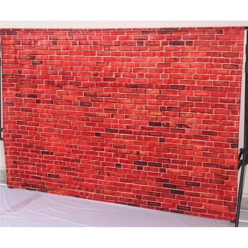  Kate Red Brick Wall Photography Backdrop Vintage Office Decoration Photo Background Photography Wrinkles Free (20x10ft)