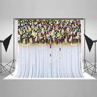 Kate 10ft(W) x10ft(H) White Curtain Backdrop Wedding Ceremony Photography Background Birthday Photo Booth Props for Bridal Shower Cotton Cloth Seamless No Wrinkle and Upgrade