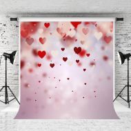 Kate 10x10ft Sweet 16 Backdrop for Photography Red Heart Backdrop for Children Party Decoration Photo Studio Prop