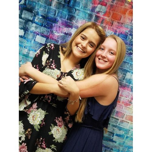  Kate Brick Wall Photography Backdrops Colorful Painting Graffiti Backdrop for Birthday 20x10ft