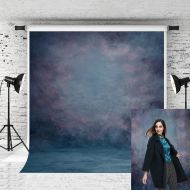 Kate 10X10ft Abstract Blue Texture Backdrops Retro Photographer Photo Background for Portrait Studio