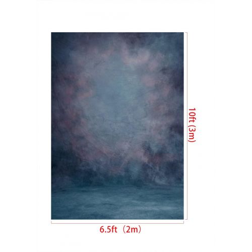  Kate 10X10ft Abstract Blue Texture Backdrops Retro Photographer Photo Background for Portrait Studio