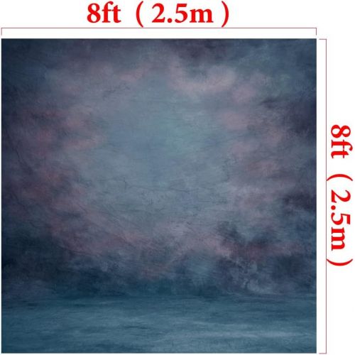  Kate 10X10ft Abstract Blue Texture Backdrops Retro Photographer Photo Background for Portrait Studio