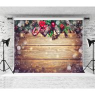 Kate 10x10ft Christmas Backdrop Wood Backgrounds for Studio Photo Props Backgrounds