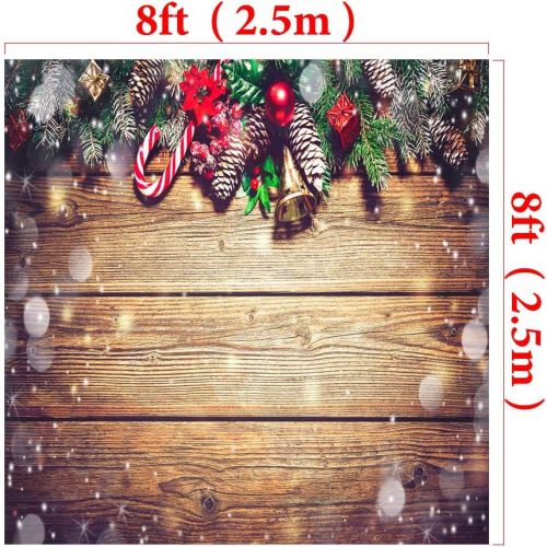  Kate 10x10ft Christmas Backdrop Wood Backgrounds for Studio Photo Props Backgrounds