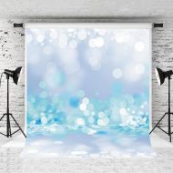 Kate 10x10ft Light Blue Bokeh Backdrops Bubbles Children Birthday Photography Backdrop Glitter Spot Background Cloth