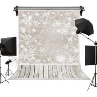 Kate 10x10ft3x3m Holiday Christmas Backdrops Photography Frozen Snow Wood Floor Background Children Photo Studio Backdrop