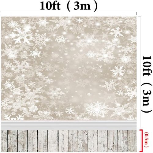  Kate 10x10ft3x3m Holiday Christmas Backdrops Photography Frozen Snow Wood Floor Background Children Photo Studio Backdrop