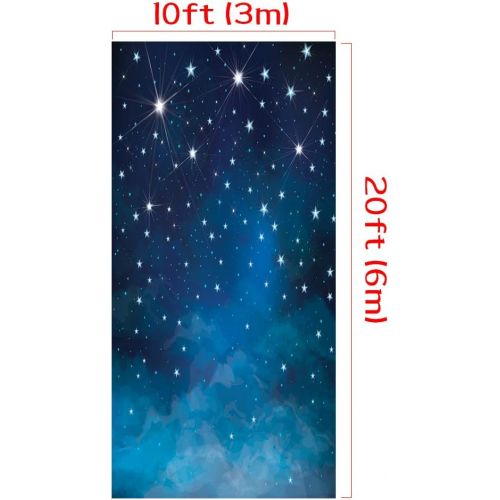  Kate 10x10ft Evening Blue Sky Photography Backdrops Universe Stars Backdrop Night Sky Fantasy Background for Children Birthday Photo Studio