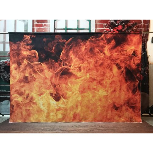  Kate 10x10ft Fire Backdrop Photography Backdrops for Photographers Flame Party Decoration Backgrounds Studio Photo Prop