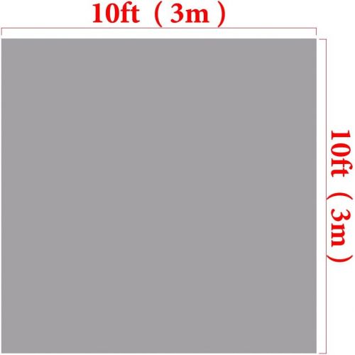  Kate 10x10ft Grey Photography Backdrop Solid Pure Portrait Photo Background for Photographer Studio Prop