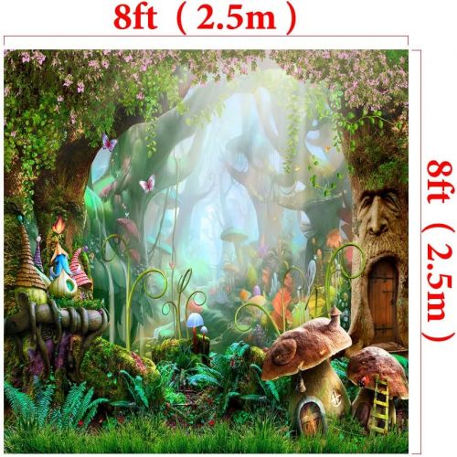  Kate 10x10ft Fairy Tale Backdrop Forest Photo Background Cotton Seamless Photo Booth Backdrop
