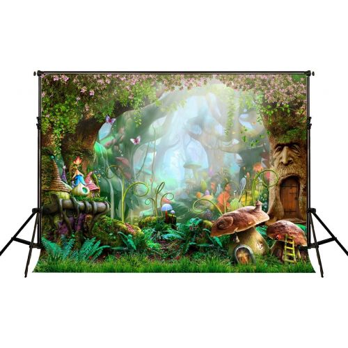  Kate 10x10ft Fairy Tale Backdrop Forest Photo Background Cotton Seamless Photo Booth Backdrop