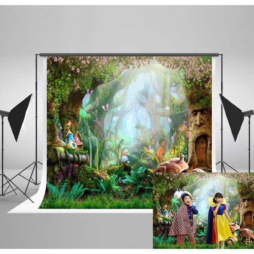  Kate 10x10ft Fairy Tale Backdrop Forest Photo Background Cotton Seamless Photo Booth Backdrop