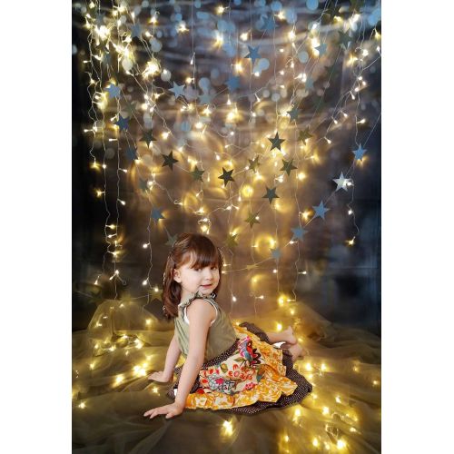  Kate 10x10ft Party Decoration Backdrops for Photography Golden Star Backdrop Stage Party Decoration Backgrounds Photo Shoot Backdrops