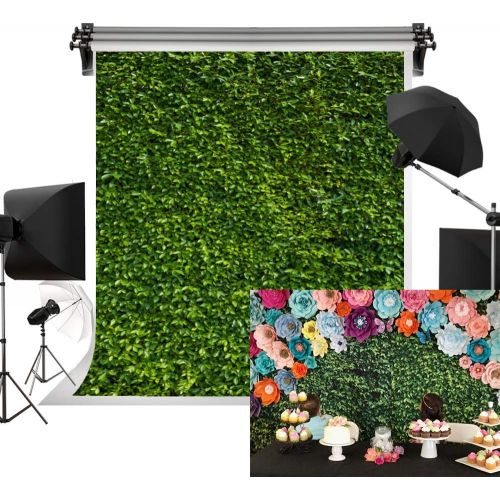  Kate 10x10ft3x3m(W:3m H:3m) Spring Backdrop Natural Green Lawn Party Photography Backdrop Spring Background