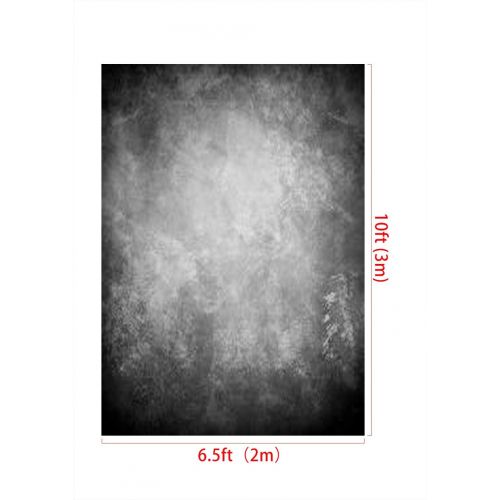  Kate 20ft(W) x10ft(H) Texture Photography Backdrops for Photographers Microfiber Reused Abstract Black Grey Photo Backdrop