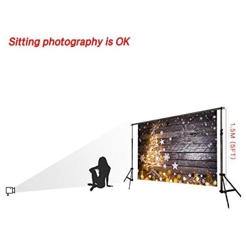  Kate 10ft(W) x10ft(H) Backdrops Backgrounds for Photography Wood Background Microfiber Backdrop for Snowflakes(Suit for Photography)