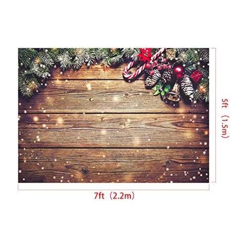  Kate 10ft(W) x10ft(H) Backdrops Backgrounds for Photography Wood Background Microfiber Backdrop for Snowflakes(Suit for Photography)