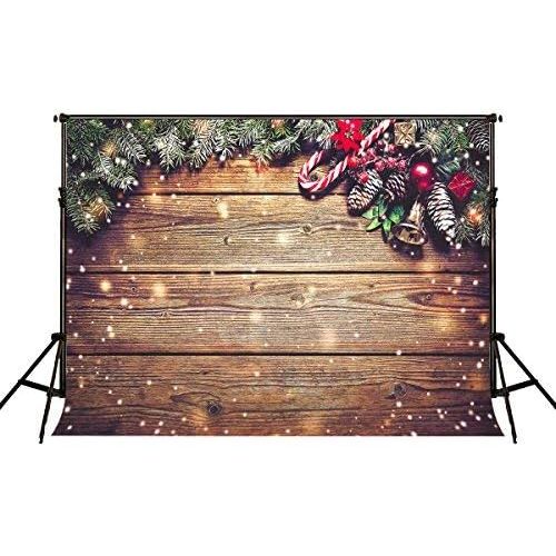  Kate 10ft(W) x10ft(H) Backdrops Backgrounds for Photography Wood Background Microfiber Backdrop for Snowflakes(Suit for Photography)