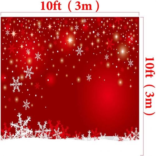  Kate 7x5ft Christmas Backdrops for Photography Snowflake Microfiber Photo Background Red Photo Booth Backdrop