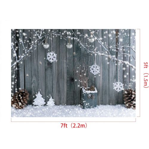  Kate 10x10ft Christmas Backdrop Wood Backgrounds for Studio Photo Props Backgrounds