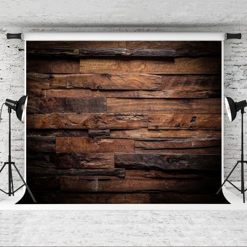  Kate 10x10ft Brown Wood Backdrop for Photography Customized Vintage Background for Photo Studio Props