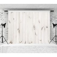 Kate 10x10ft White Wood Backdrop for Photography Gray White Wood Photo Background for Studio Props
