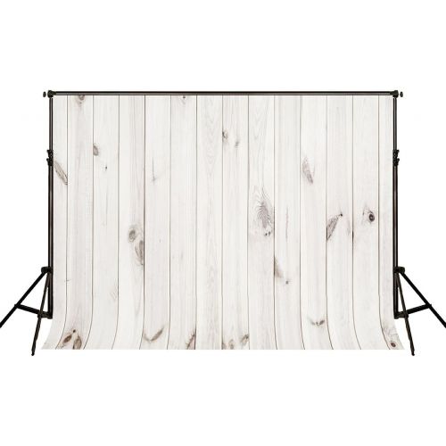  Kate 10x10ft White Wood Backdrop for Photography Gray White Wood Photo Background for Studio Props