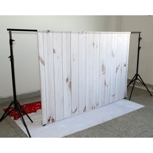  Kate 10x10ft White Wood Backdrop for Photography Gray White Wood Photo Background for Studio Props