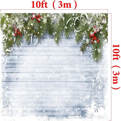  Kate 10x10ft Christmas Backdrop Wood Backgrounds for Studio Photo Props Backgrounds