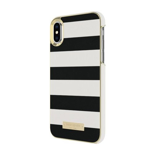 케이트 스페이드 뉴욕 Kate Spade New York kate spade new york Cell Phone Case for iPhone X - Multi Stripe BlackWhite