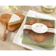 Kate Aspen 12 Tastefully Yours Heart-Shaped Bamboo Cheese Boards