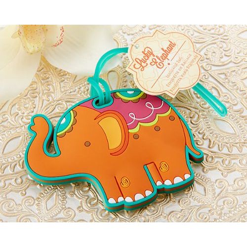  Kate Aspen FavorOnline Lucky Elephant Luggage Tags, 24