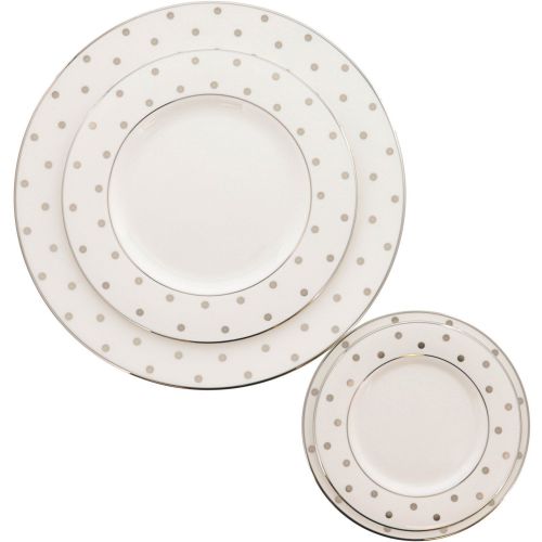 케이트 스페이드 뉴욕 Kate Spade New York kate spade new york Larabee Road Platinum 5 Piece Place Setting