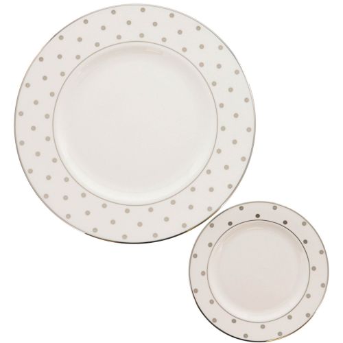 케이트 스페이드 뉴욕 Kate Spade New York kate spade new york Larabee Road Platinum 5 Piece Place Setting