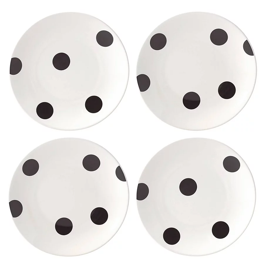 Kate spade new york kate spade new york All in Good Taste™ Deco Dot Tidbit Plates (Set of 4)