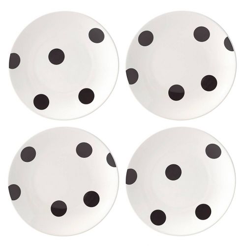 케이트 스페이드 뉴욕 Kate spade new york kate spade new york All in Good Taste™ Deco Dot Tidbit Plates (Set of 4)