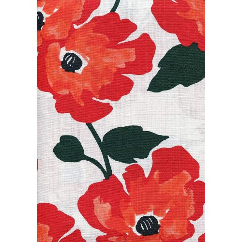 케이트 스페이드 뉴욕 Kate Spade New York Kate Spade Painted Poppies Tablecloth, 60-by-84 Inch Oblong Rectangular