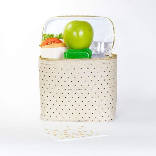 케이트 스페이드 뉴욕 Kate Spade New York Lunch Tote, Deco Dots (Out To Lunch), Canvas