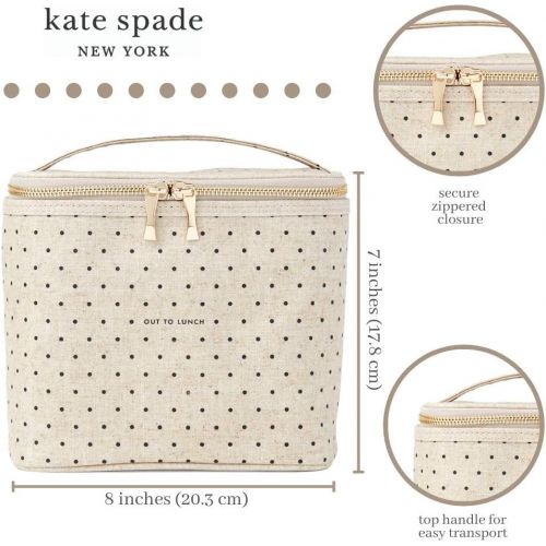 케이트 스페이드 뉴욕 Kate Spade New York Lunch Tote, Deco Dots (Out To Lunch), Canvas